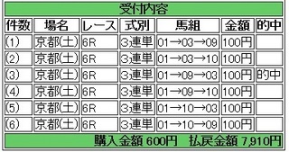 2013年10月12日京都6R7910円 keiba.jpg