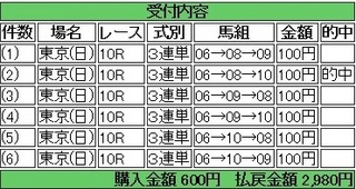 2013年11月17日東京10R2980円 keiba.jpg