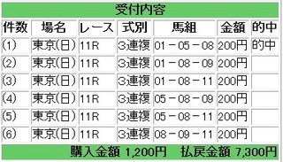 2013年2月03日東京新聞杯3650円3連複.jpg