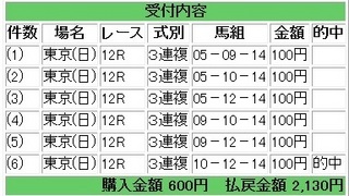 2013年6月23日東京12R2130円3連複.jpg