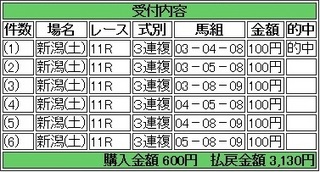 2013年8月17日新潟11R3130円3連複.jpg